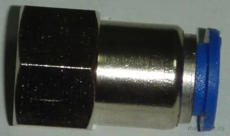 Пневмофитинг цанговый прямой с внутренней резьбой EPCF 10-03 (R3/8")